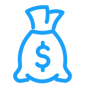 Finance money bag